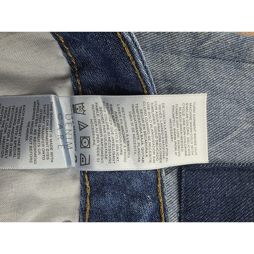 Kensie Distressed True Vintage The Slim Jeans Women's Size 8/29 Blue Denim (108)